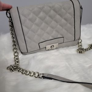 Gray crossbody purse